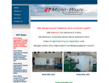 Tablet Screenshot of micro-waste.com